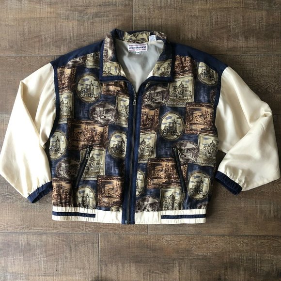 Westbound Jackets & Blazers - Vintage Westbound Silk Bomber Jacket Medium Petite